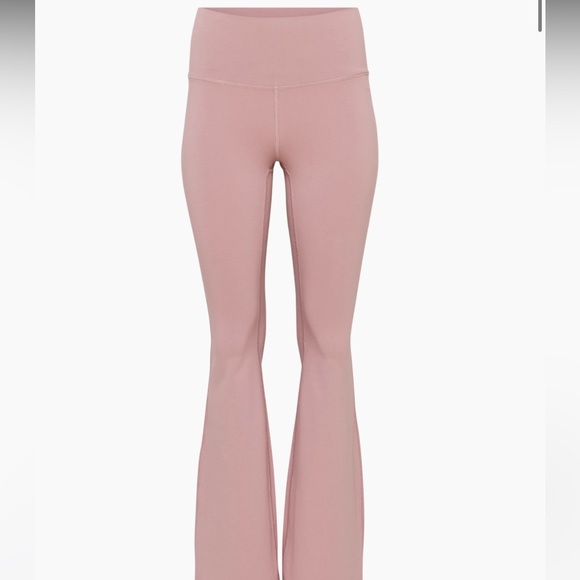 Aritzia Pants - Aritzia Tna Hold-It Atmosphere Flare Hi-Rise Legging in pink Claremont